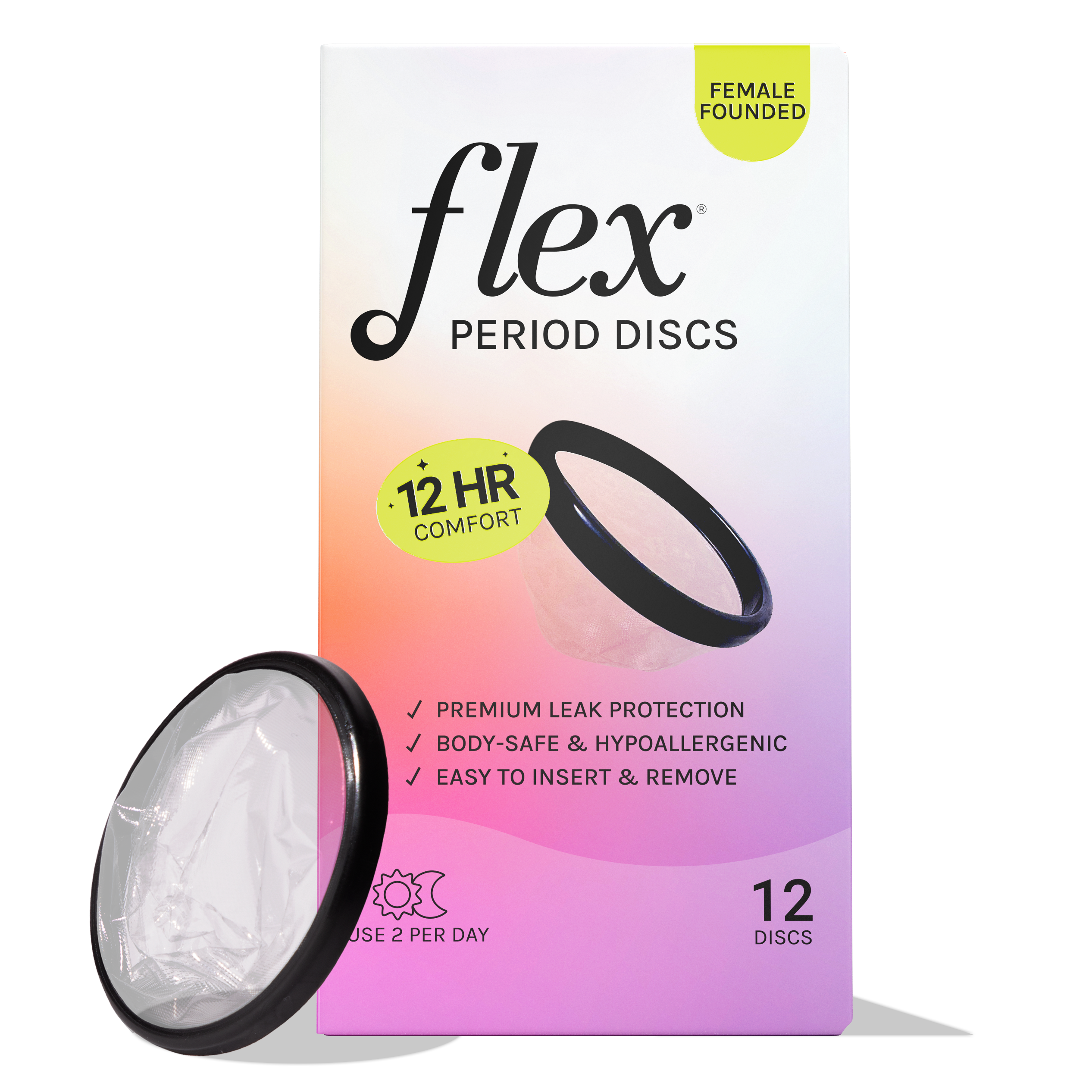 燃えるゴミで捨てられてスポーツもセックスも楽しめる使い捨て月経ディスク【フレックス月経ディスク】