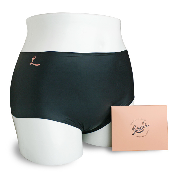【10％OFF】Lorals　ショーティー ブラック(4枚入)