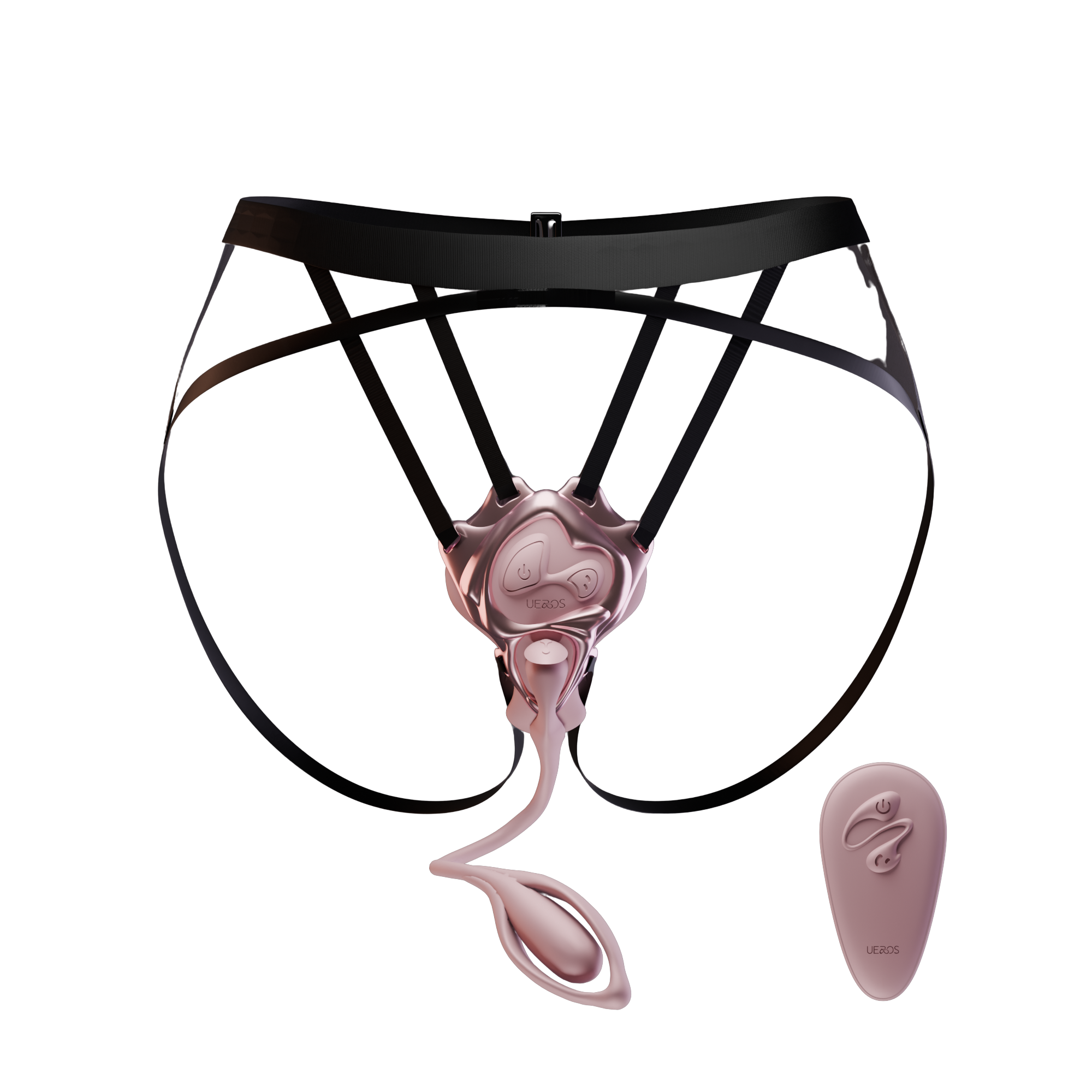 じらされる刺激を最大限に楽しむカップルトイ、クリトリス＆Ｇスポットバイブレーター【UEROS】ウエラブル・バタフライ